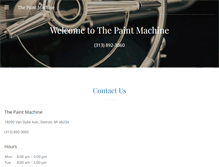 Tablet Screenshot of paintmachine.net